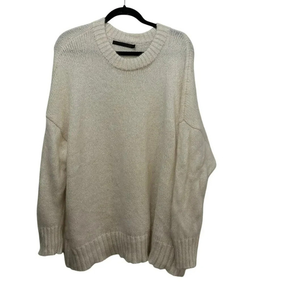 Jenni Kayne Natural alpaca wool Classic Sweater Size Large - Picture 7 of 13